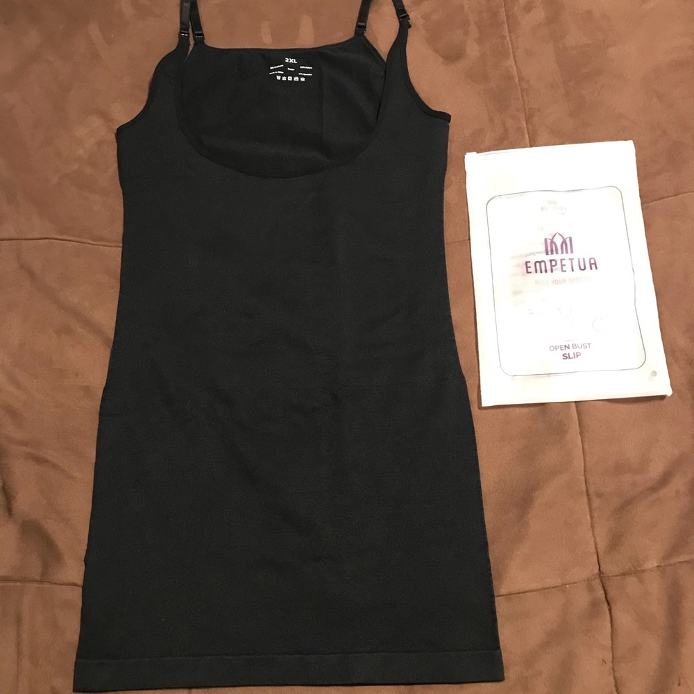 Empetua open bust shapewear slip NWOT